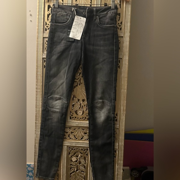 ❤️G Star Raw Jackpant Mid SKINNY JEANS NWT new Size 26 - Picture 8 of 10